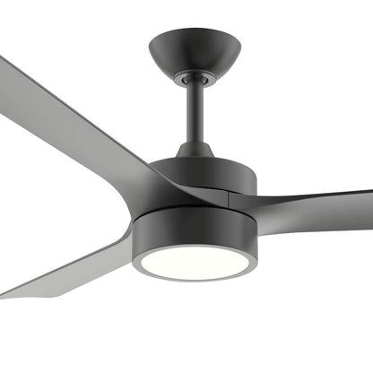 Progress Lighting Axion II 52" LED 1Lt Ceiling Fan, Black/Black
