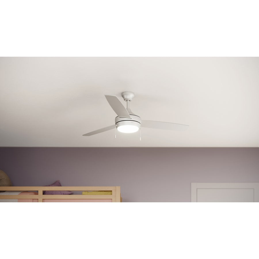 Progress Lighting Nolyn 52.00" LED 1Lt Ceiling Fan, White/White