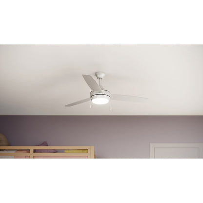 Progress Lighting Nolyn 52.00" LED 1Lt Ceiling Fan, White/White