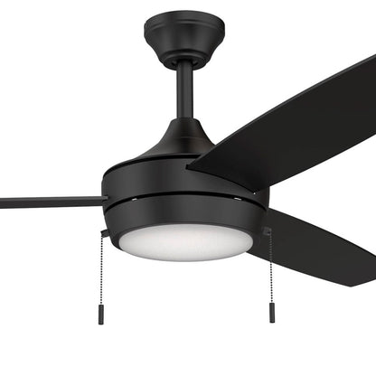 Progress Lighting Nolyn 52.00" LED 1Lt Ceiling Fan, Black/Black