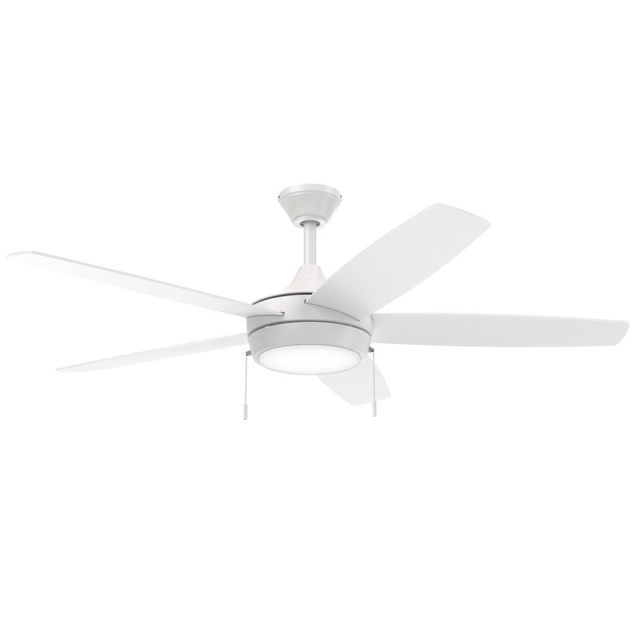 Progress Lighting Nolyn V 52" LED 1Lt Ceiling Fan, White/White - P250125-28M-30