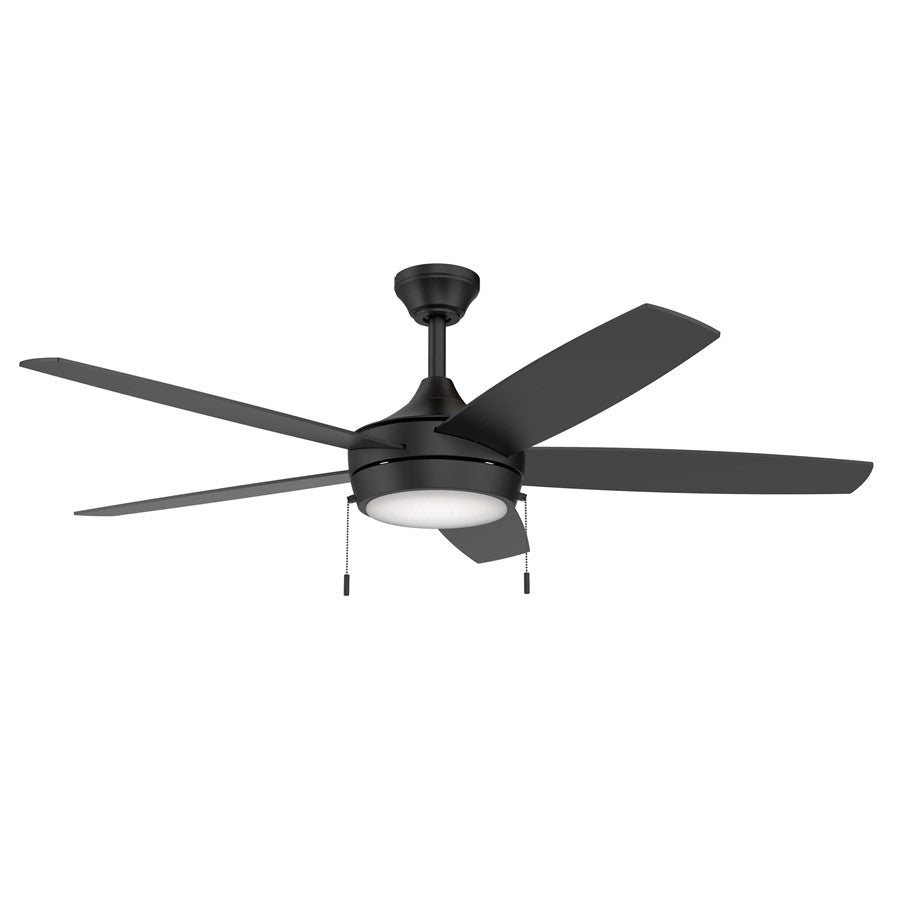 Progress Lighting Nolyn V 52" LED 1Lt Ceiling Fan, Black/Black - P250125-31M-30