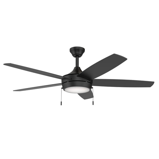 Progress Lighting Nolyn V 52" LED 1Lt Ceiling Fan, Black/Black - P250125-31M-30