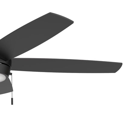 Progress Lighting Nolyn V 52" LED 1Lt Ceiling Fan, Black/Black