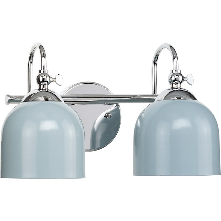 2 Light Farmhouse Metal Bathroom Vanity Light
