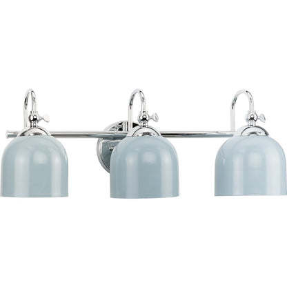 3 Light Farmhouse Metal Bathroom Vanity Light