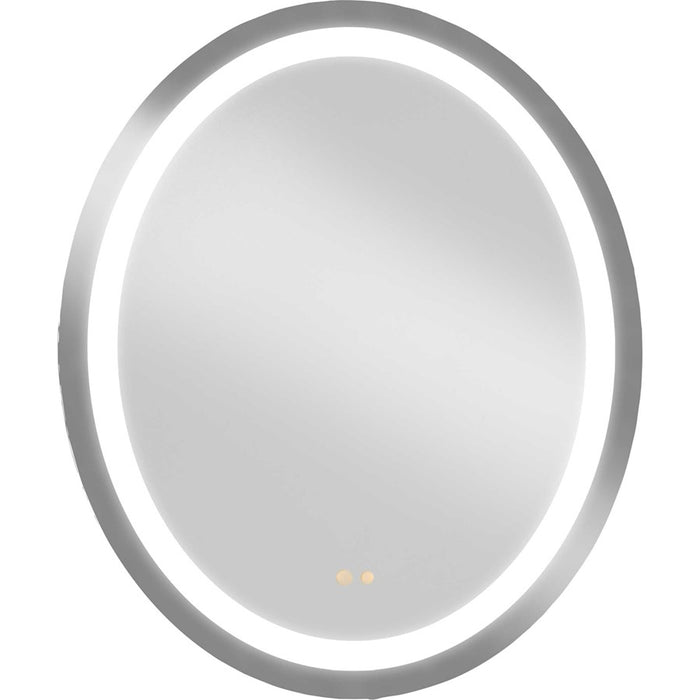 Progress Captarent LED 30"X36" Oval LED Color Mirror - P300469-030-CS