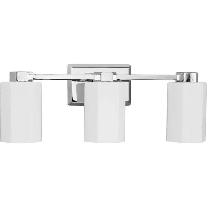 Progress Lighting Estrada 22.37"W Bath Light, Chrome/Opal - P300478-015