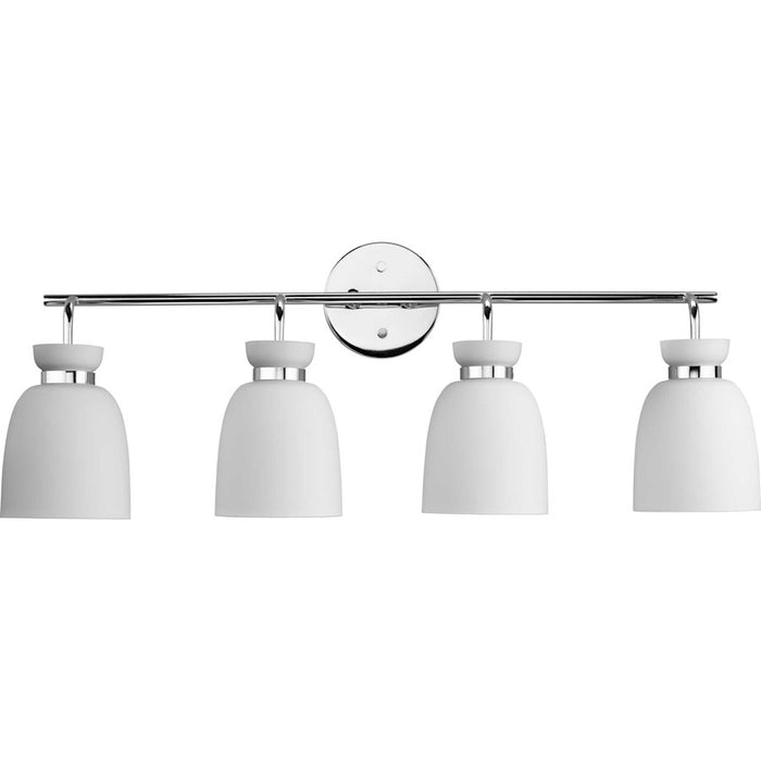 Progress Lighting Lexie 30"W Bath Vanity Light, Chrome/Etched Opal - P300487-015