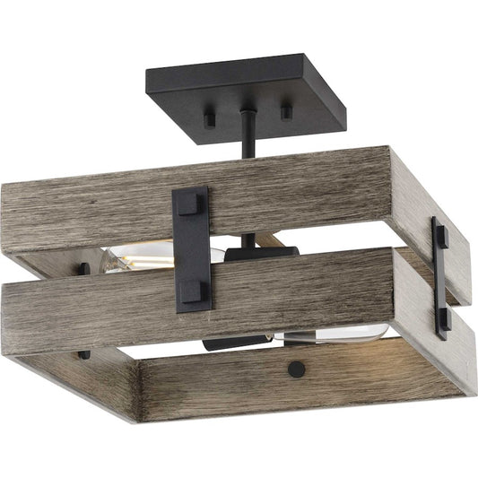 Progress Lighting Hemsworth 2-Light Semi-Flush Mount