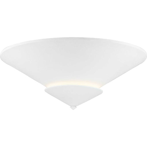 Progress Lighting Pinellas 25" Flush Mount, White Plaster/Painted - P350270-197