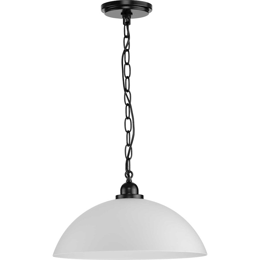 1 Light Pendant, Matte Black