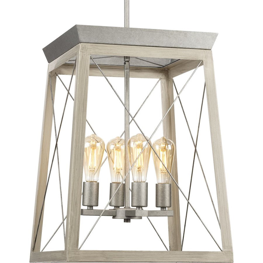 4 Light Farmhouse Chandelier Foyer