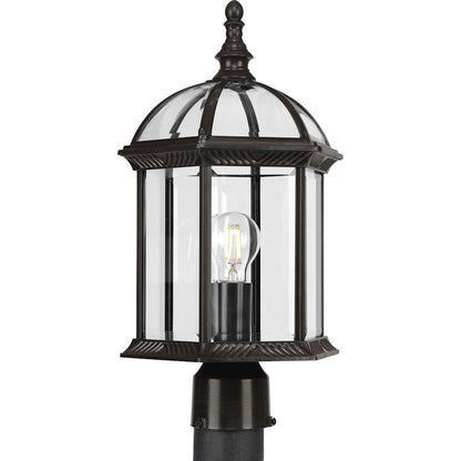 Progress Lighting Dillard 1-Lt Traditional Clear Outdoor Post Light