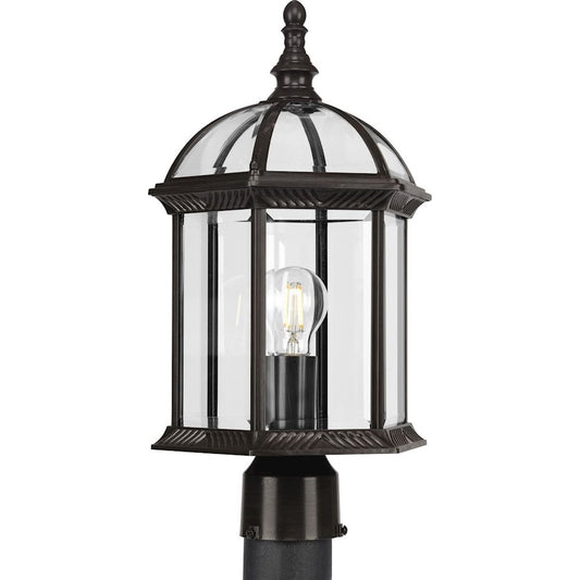 Progress Lighting Dillard 1-Lt Traditional Clear Outdoor Post Light