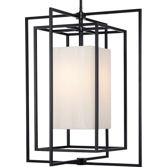 Progress Point Dume Shadmore 1Lt Outdoor Pendant, Black/Marblized - P550118-31M