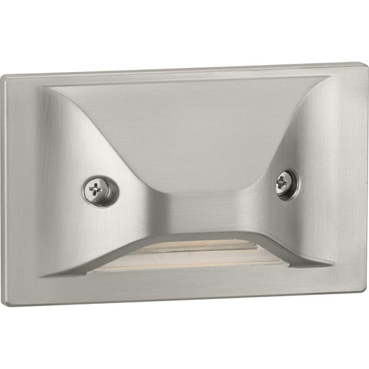 Progress Lighting 90 Lumen LED Step Lights, Brushed Nickel - P660005-009-30