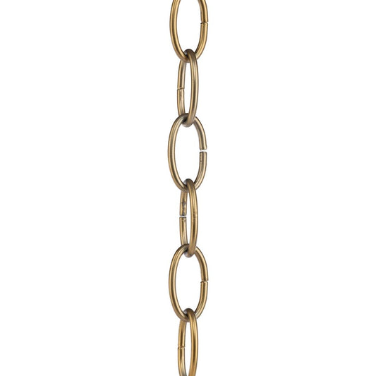 Progress Lighting Accessory Chain 48" Of 9 Gauge Chain, Soft Gold - P8758-205