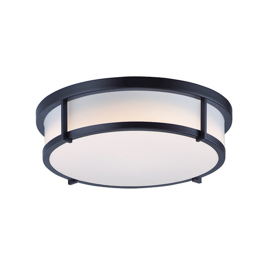 Maxim Lighting Rogue 3-Light Flush Mount E26, Black - 10270WTBK
