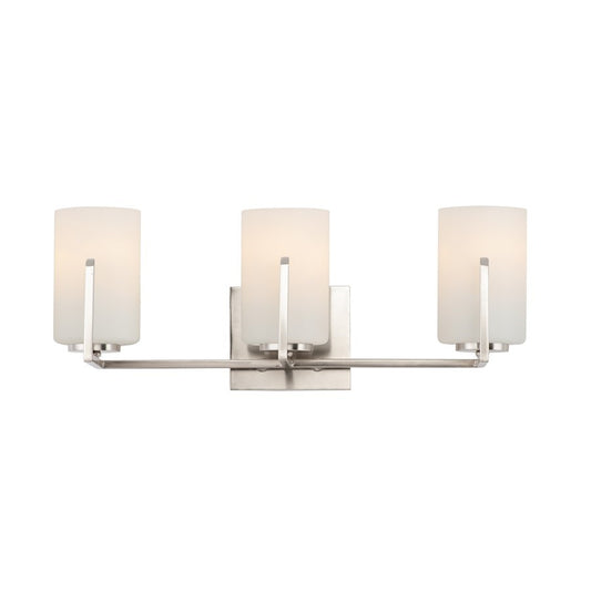 Maxim Lighting Dart 3-Light Bath Vanity, Satin Nickel - 21283SWSN