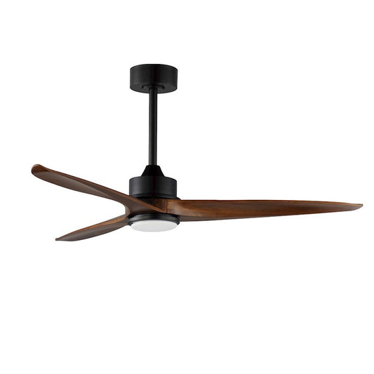 Maxim Lighting Woodwind 1Lt 52" Solid Wood Blade Fan/LED Kit, Black - 88831BK