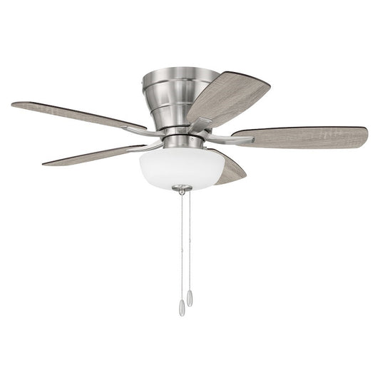 OPEN BOX: Craftmade Wheeler 2-Light 42" Fan Light Kit, NK/Drift - CFWHL42BNK5C1