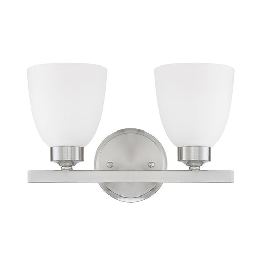 OPEN BOX ITEM: HomePlace by Capital Lighting Jameson 2 Light Vanity, Nickel