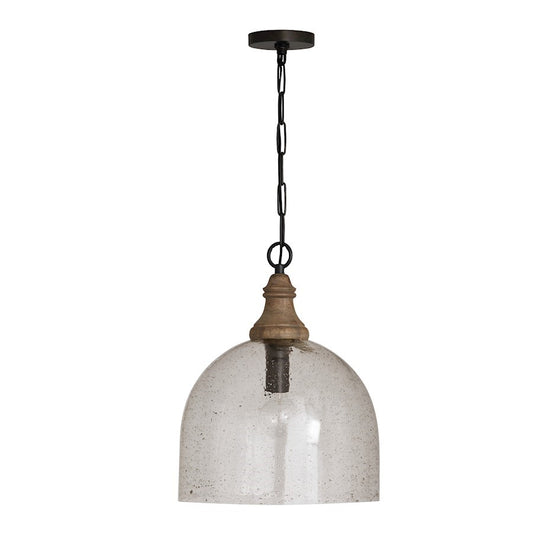 OPEN BOX: Capital Lighting 1 Light Pendant, Grey/Pewter, Seed - CL336011YP-484