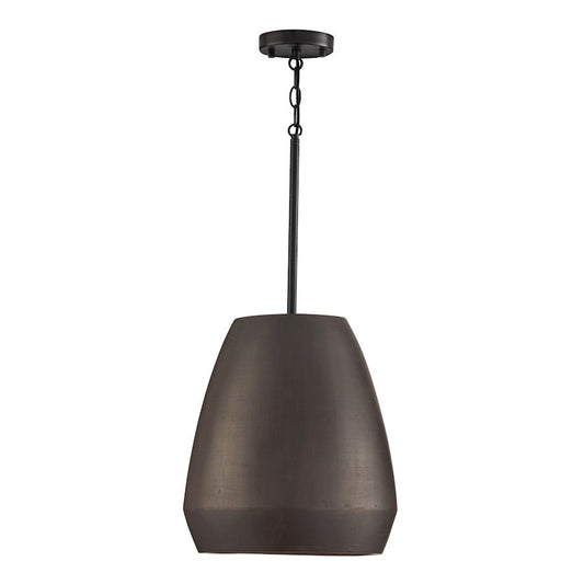 OPEN BOX: Capital Lighting Della 1 Light 14" Pendant, Terracotta - 354211UR