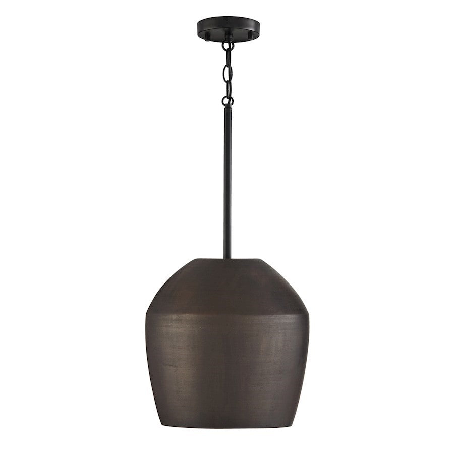 OPEN BOX ITEM: Capital Della 1 Light 13" Pendant, Terracotta - 354212UR