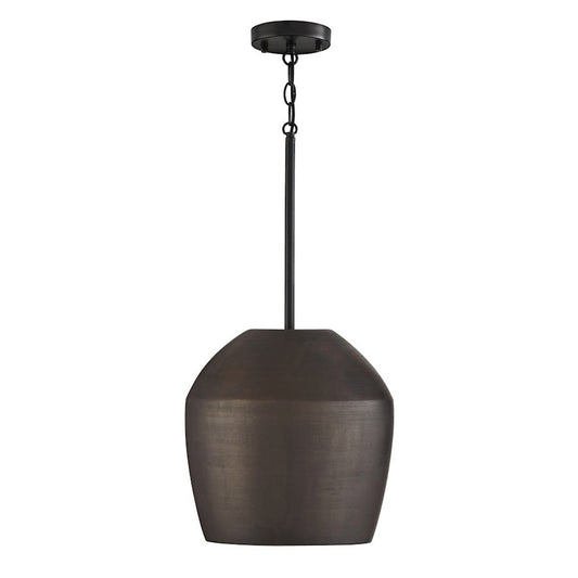 OPEN BOX ITEM: Capital Della 1 Light 13" Pendant, Terracotta - 354212UR