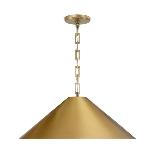 OPEN BOX ITEM: Capital Avery 1Lt 22" Pendant, Brass/Metal/Brass - 356711AD