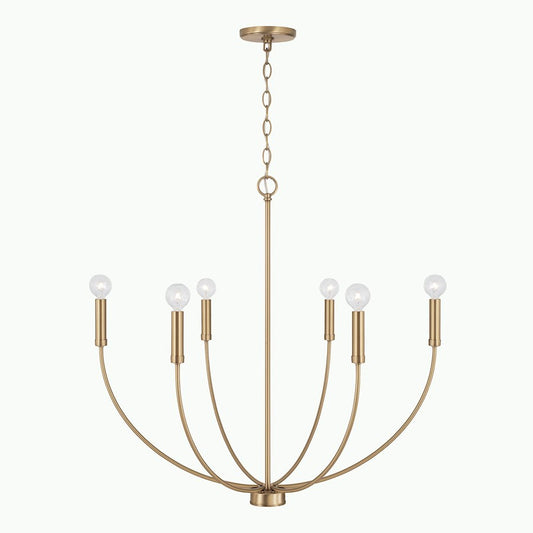 OPEN BOX ITEM: 6 Light Chandelier