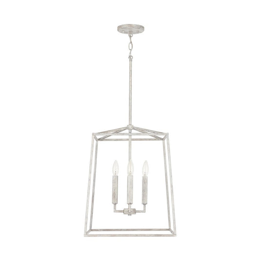 OPEN BOX: Capital Lighting Thea 4-Light Medium Foyer, Mystic Sand - 537642MS