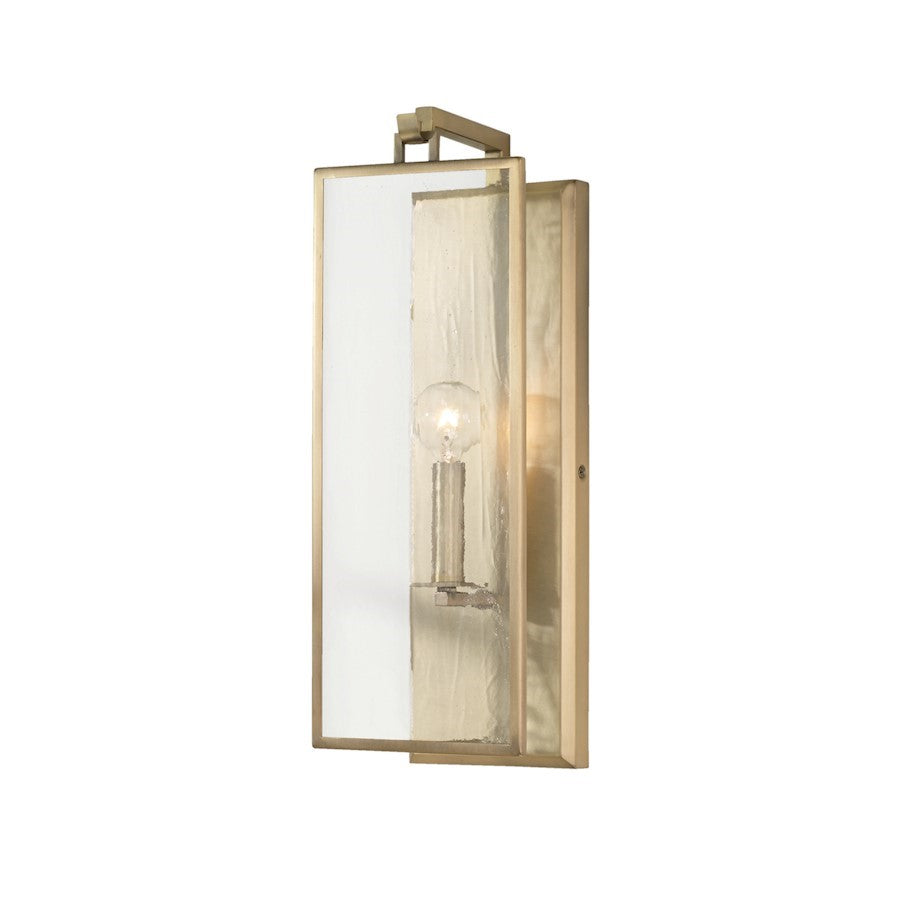 OPEN BOX ITEM: Capital Rylann 1 Light Wall Sconce, Brass/Rain - CL625111AD