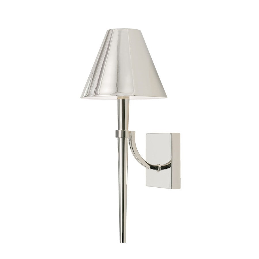 OPEN BOX ITEM: Capital Lighting Holden 1 Light Sconce, Nickel - CL645911PN