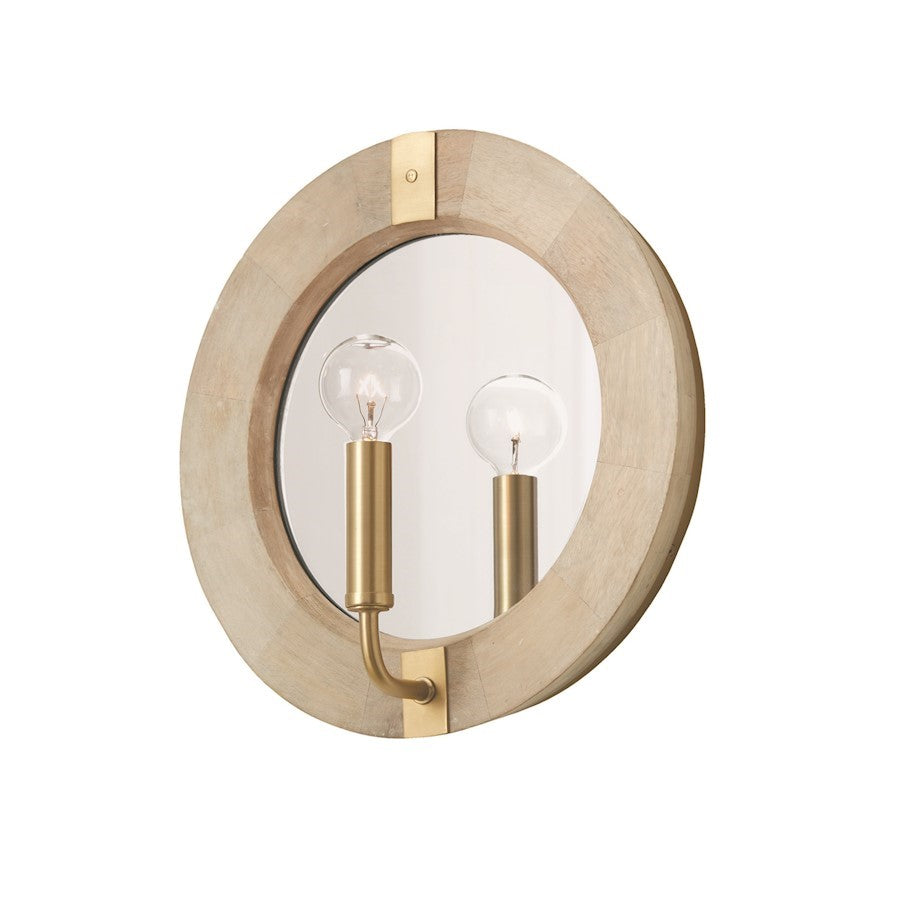 OPEN BOX ITEM: Capital Lighting Finn 1 Light Wall Sconce, White - 647311WS