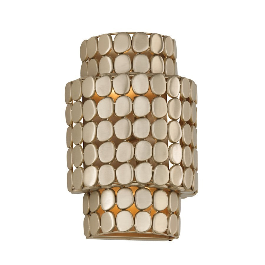 OPEN BOX ITEM: Capital Lighting Eliana 2 Light Sconce, Champagne - 654121HB