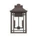 OPEN BOX:Capital Lighting Braden 2 Light Outdoor Wall Mount, Oiled Bronze