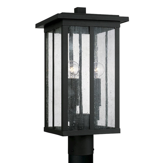 OPEN BOX: Capital Barrett 3-Lt Post Lantern, Black/Antiqued - 943835BK