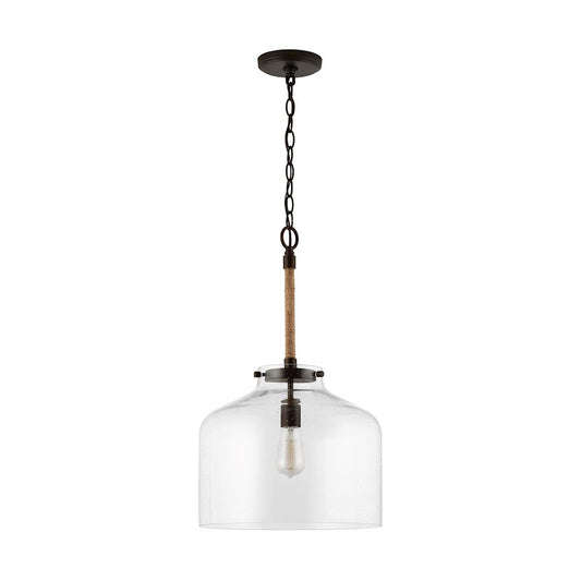 OPEN BOX: Austin Allen & Co. Corde 1-Light Pendant, Bronze - 9F372A