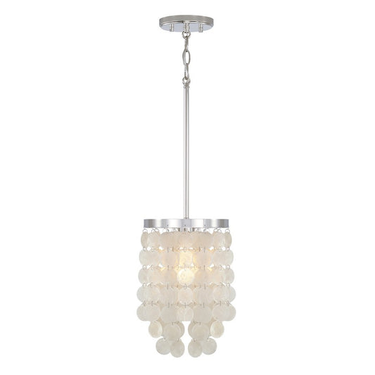 OPEN BOX: Austin Allen Co. Shelby 1-Light Pendant, Polished Nickel