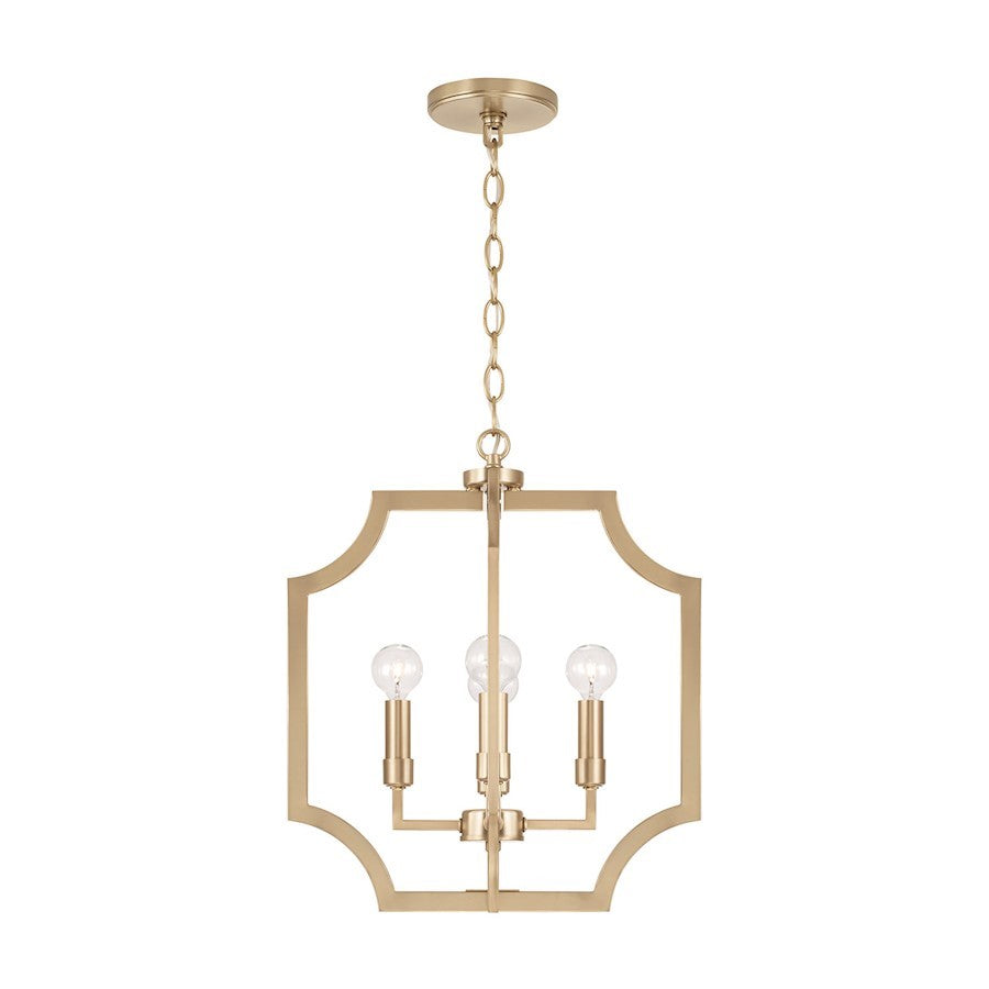 OPEN BOX: Austin Allen & Co Courtney 4 Light Foyer Pendant, Brass - AA1037MA