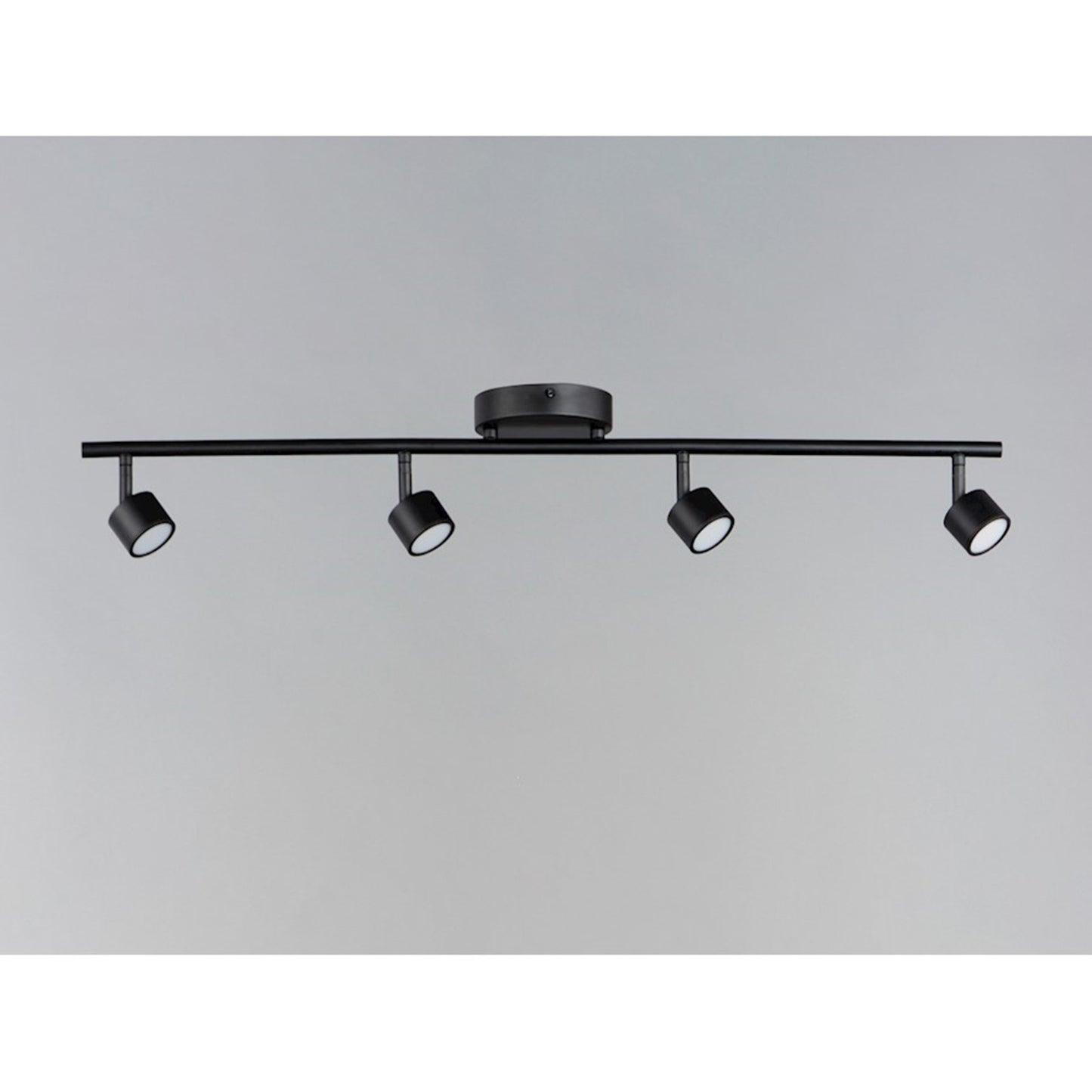OPEN BOX: ET2 Lighting Taylor 34in 4-Light Linear Pendant | Modern Black Steel and Aluminum | Kitchen Island & Dining Room | Model ETE52004-BK