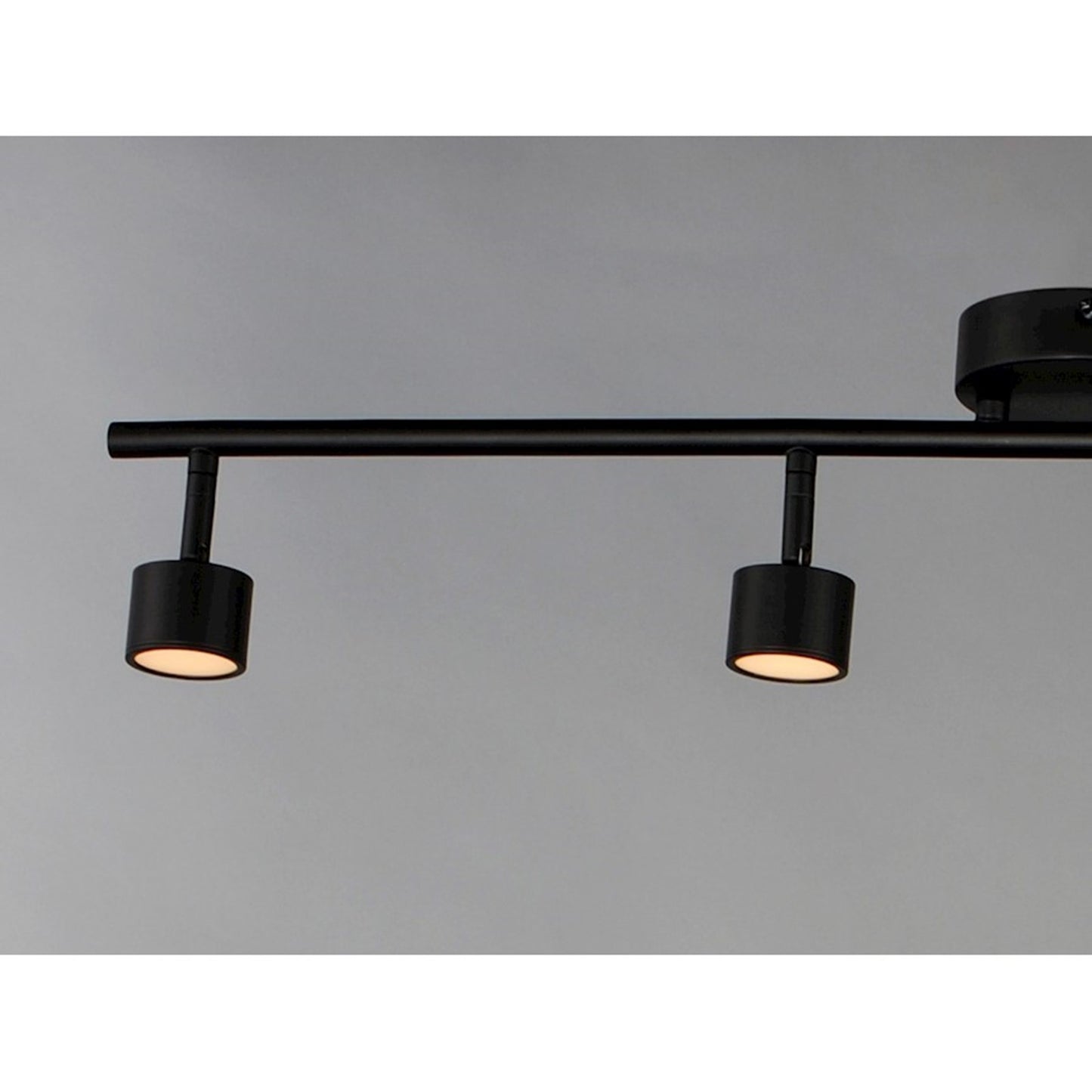 OPEN BOX: ET2 Lighting Taylor 34in 4-Light Linear Pendant | Modern Black Steel and Aluminum | Kitchen Island & Dining Room | Model ETE52004-BK