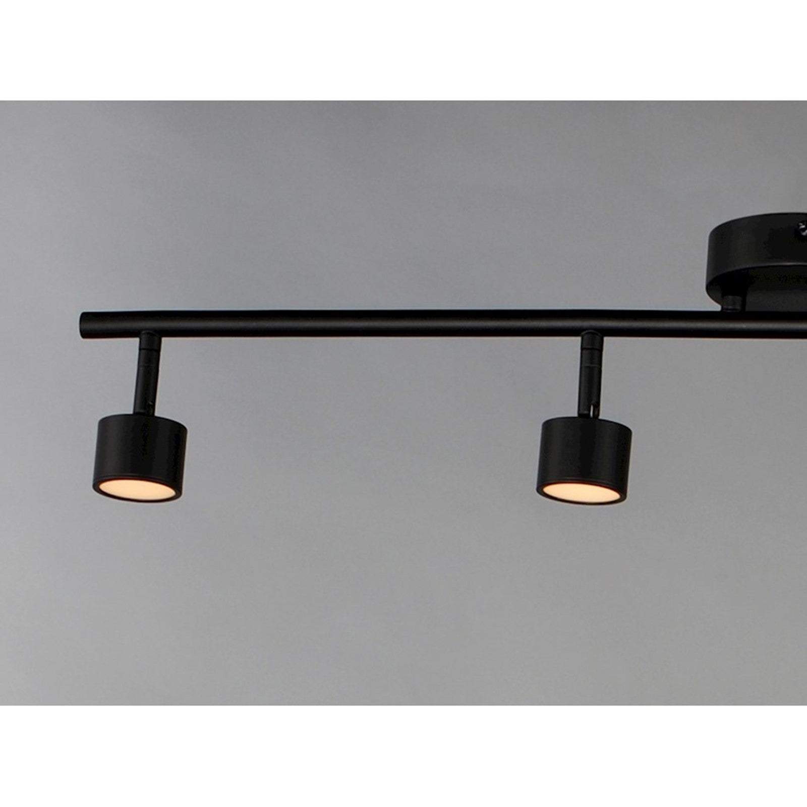 OPEN BOX: ET2 Lighting Taylor 34in 4-Light Linear Pendant | Modern Black Steel and Aluminum | Kitchen Island & Dining Room | Model ETE52004-BK