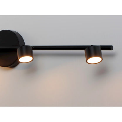 OPEN BOX: ET2 Lighting Taylor 34in 4-Light Linear Pendant | Modern Black Steel and Aluminum | Kitchen Island & Dining Room | Model ETE52004-BK