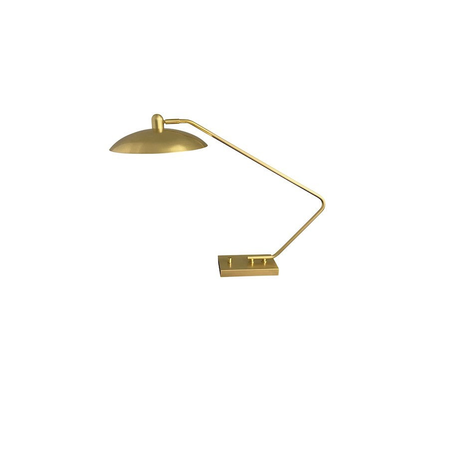OPEN BOX: House of Troy Ridgeline 1 Light Table Lamp, Brass - RL225-NTB