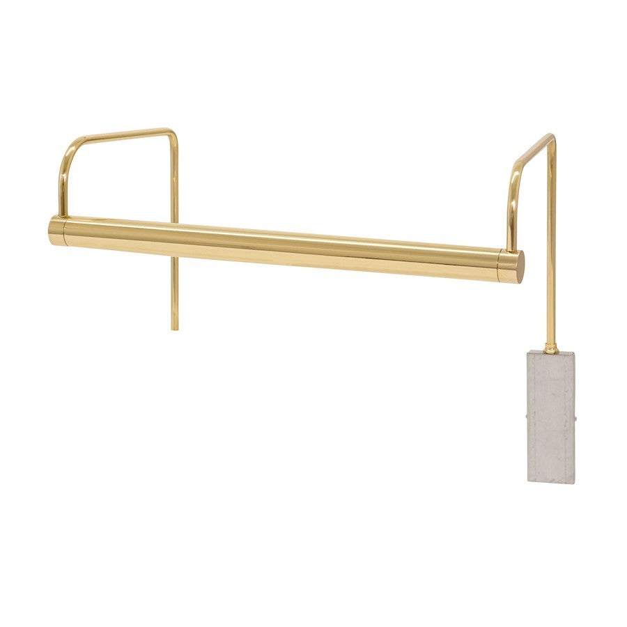 OPEN BOX: House of Troy Slim-Line 15" LED Picture Light, Brass