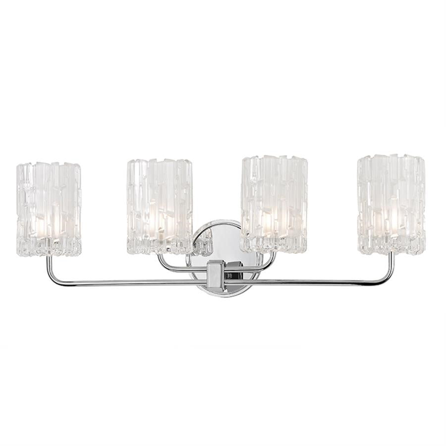 OPEN BOX: Hudson Valley Dexter 4 Light Bath Bracket, Polished Chrome - HV1334-PC